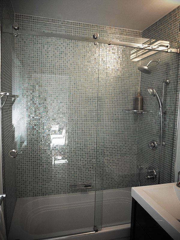 The Original Frameless Shower Door Gallery Frameless Single Sliding Shower Doors