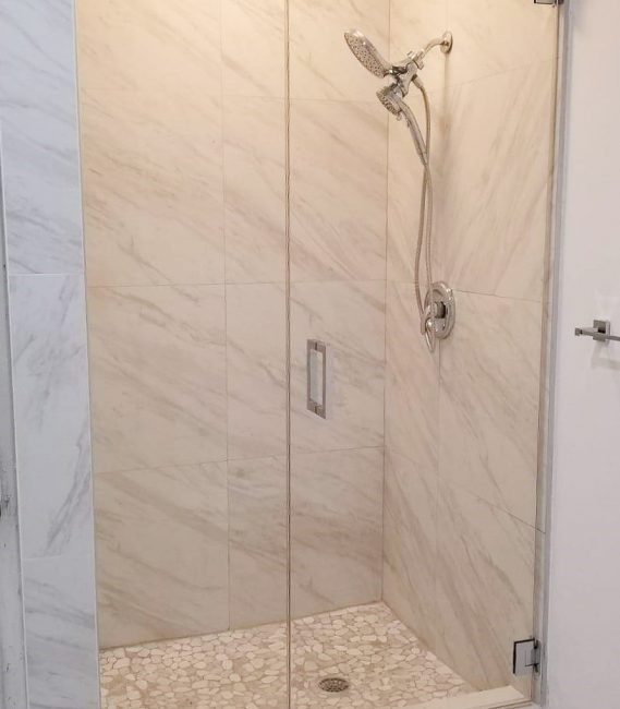 Inline Shower Door & Panel Frameless Shower Door