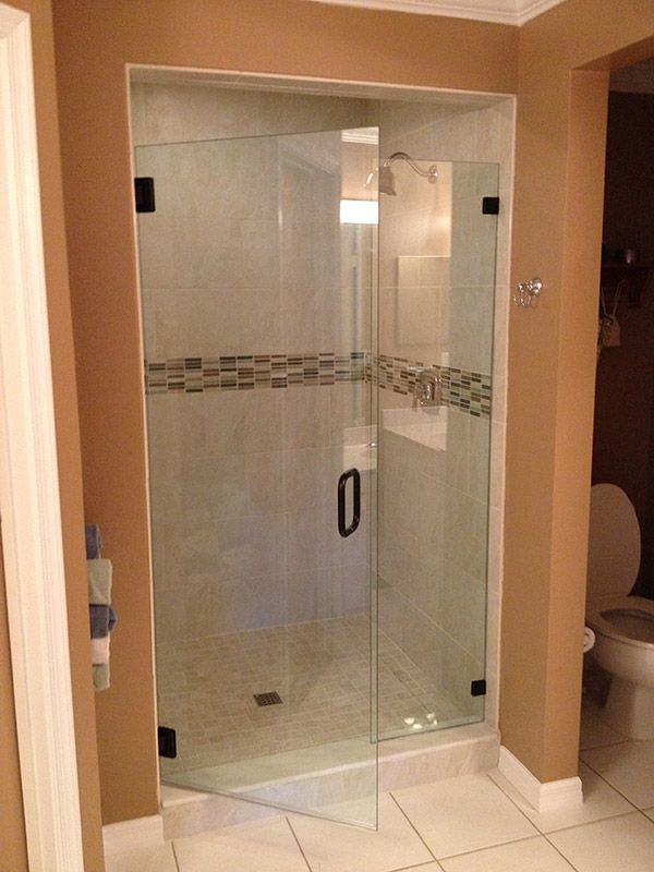 Inline Door and Panels The Original Frameless Shower Doors