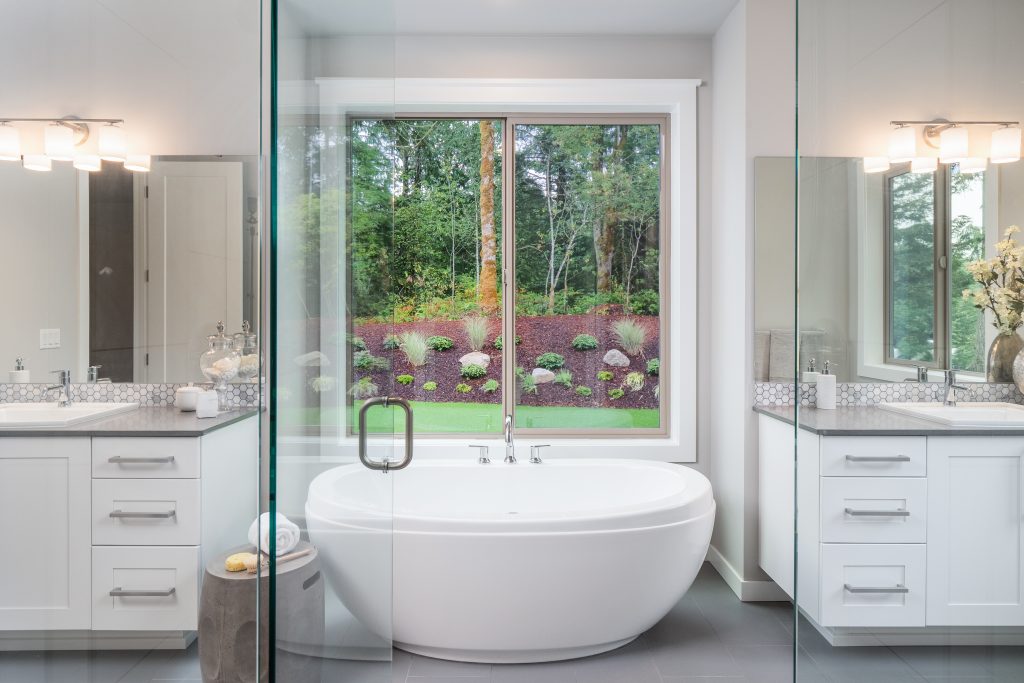 WalkIn Tub with Shower Enclosures Frameless Shower Doors