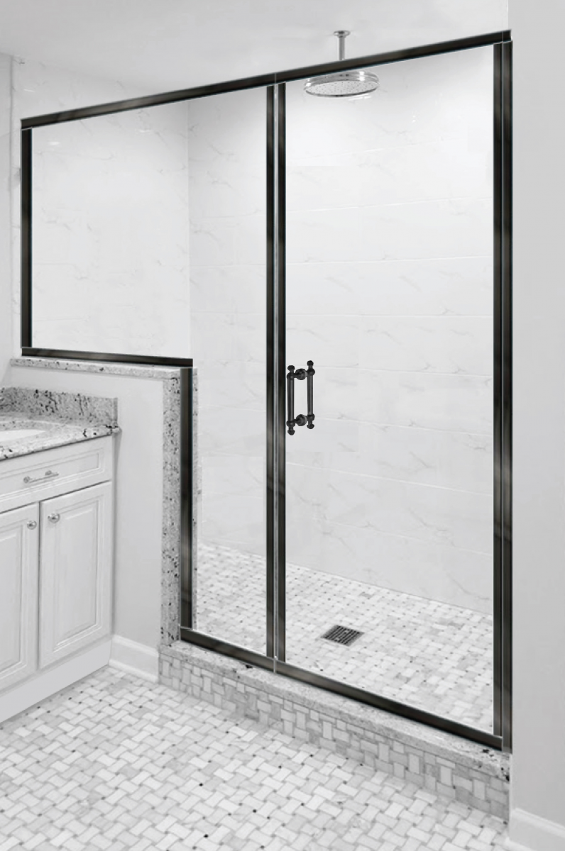 Black Frame Shower Enclosures Dallas