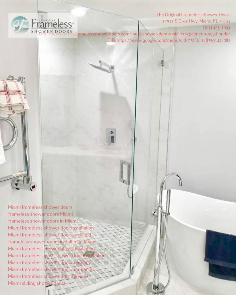 , Miami, Florida Shower Door Installations Is the Way to Go, Frameless Shower Doors