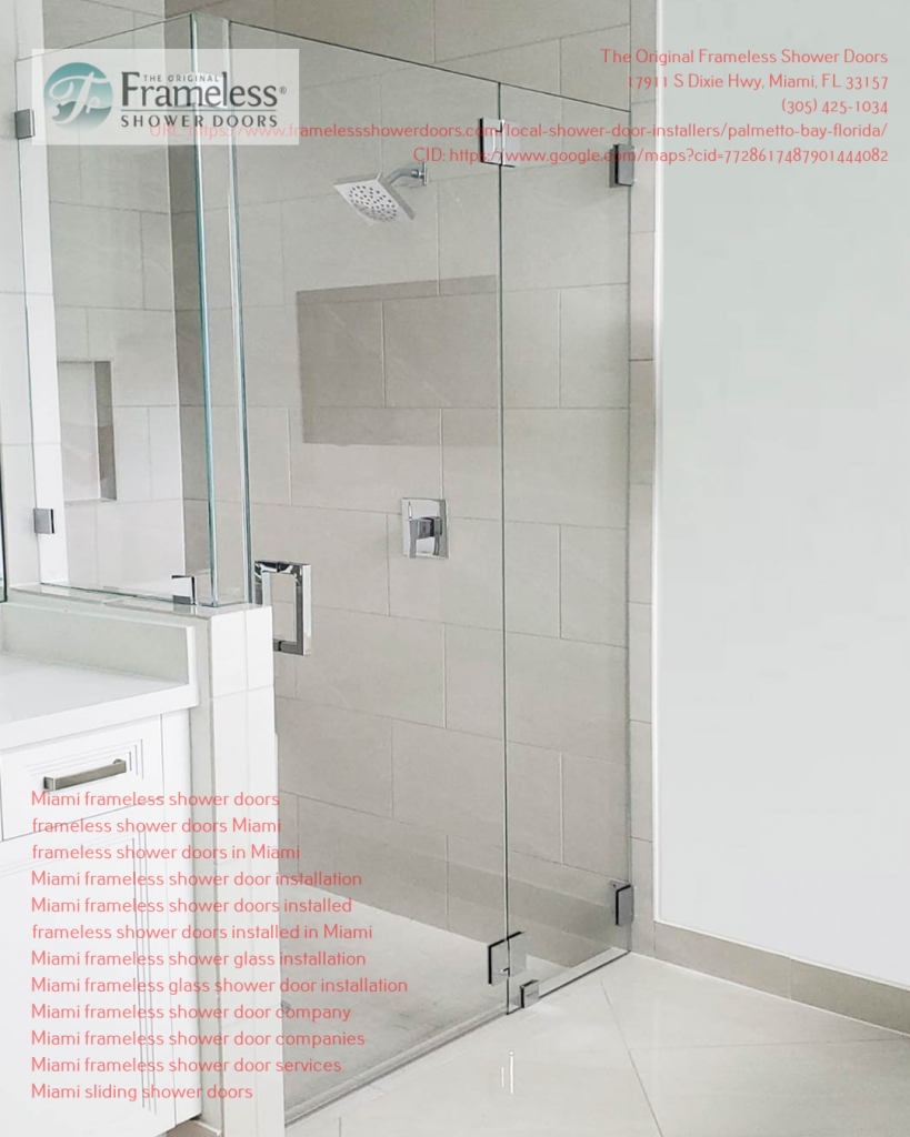 , Hire a Top Heel Shower Door Installation Company For Your Beautiful Bathroom in Miami, FL, Frameless Shower Doors