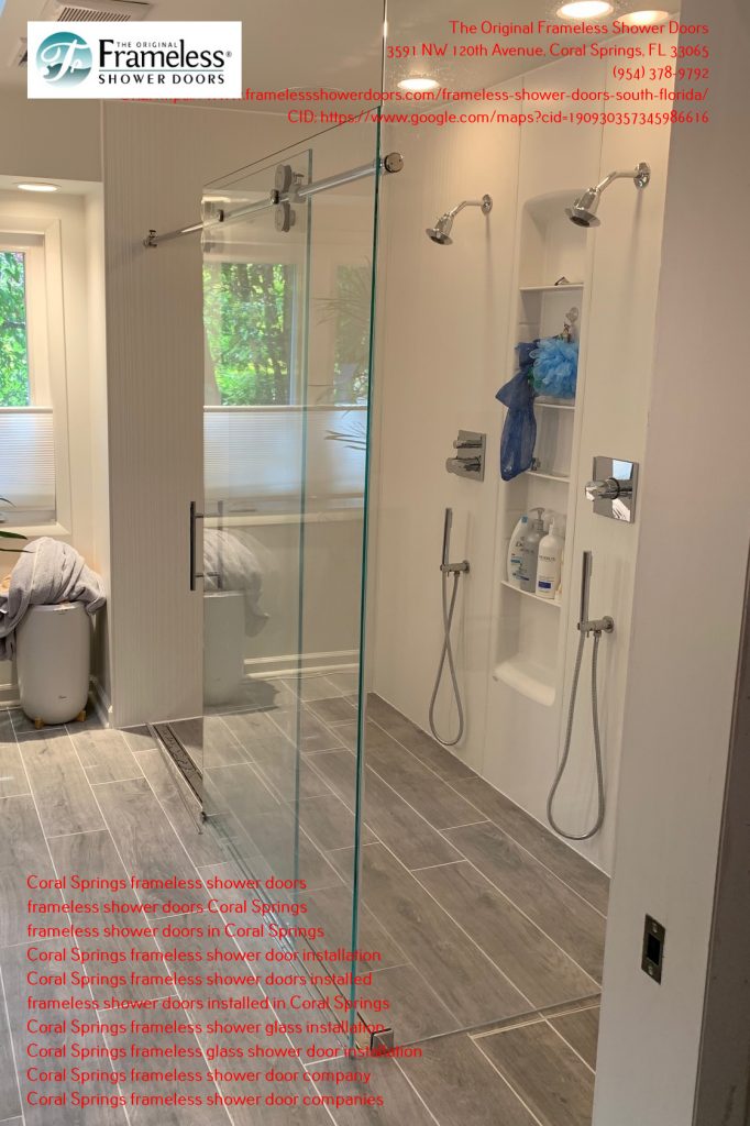 , Shower Door Services in Coral Springs, Florida &#8211; Give Your Bathroom a Makeover, Frameless Shower Doors