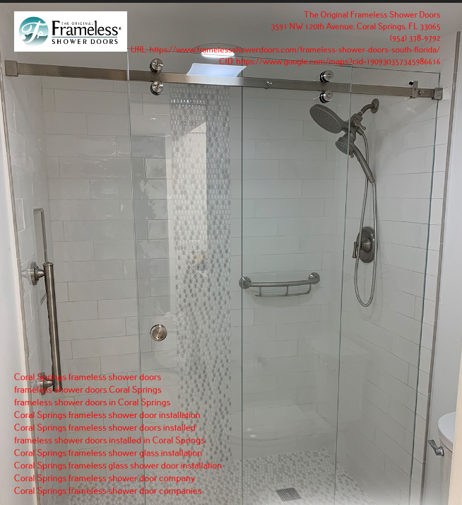 , Ultimate Guide: Bathroom Shower Doors in Coral Springs, FL, Frameless Shower Doors