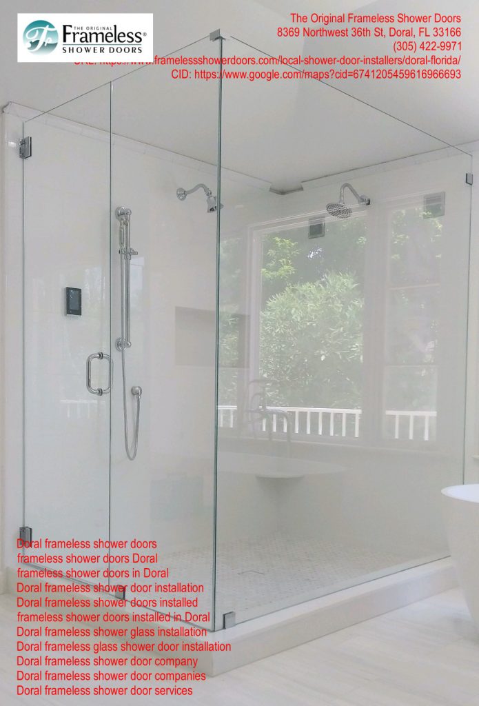 , Choosing The Perfect Style Of Shower Doors in Doral, FL, Frameless Shower Doors