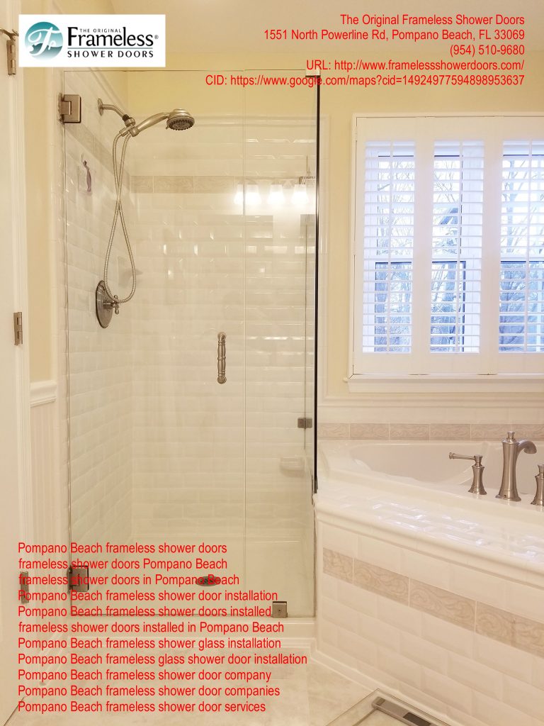 , All About Types of Shower Doors in Pompano Beach, Florida, Frameless Shower Doors