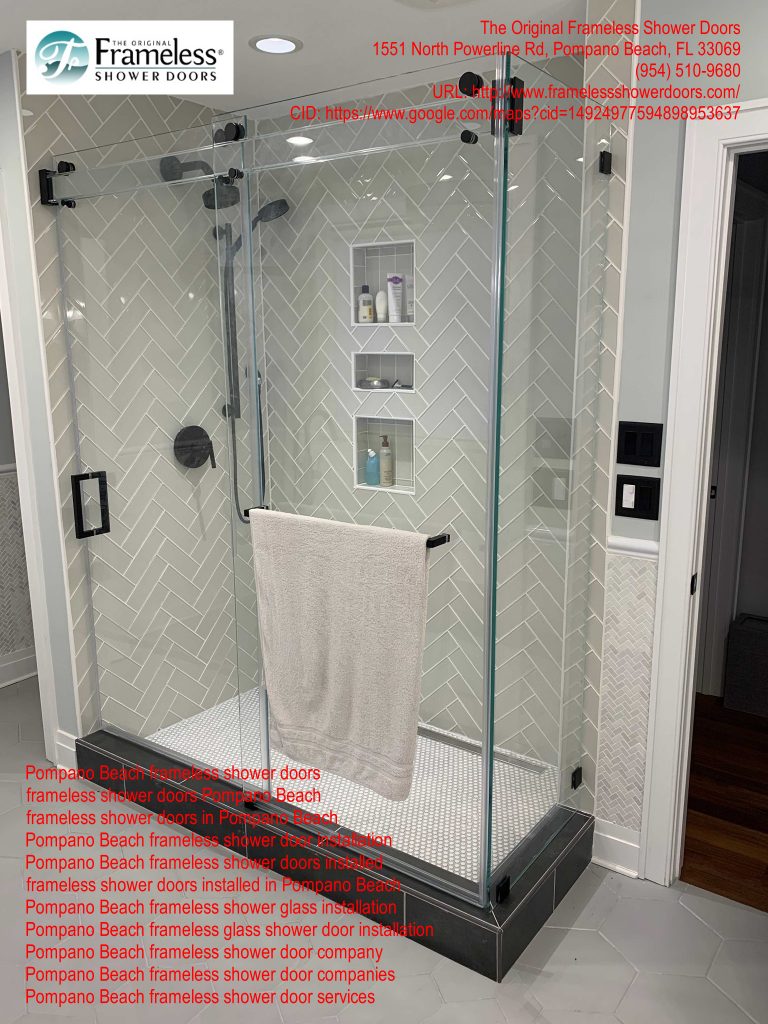 , Types of Shower Door in Pompano Beach, Florida-What To Look Out For, Frameless Shower Doors