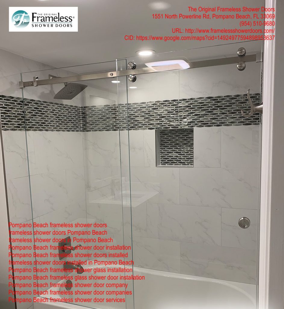 , Shower Doors in Pompano Beach, Florida &#8211; Shower Doors Are Easy To Take Care Of, Frameless Shower Doors