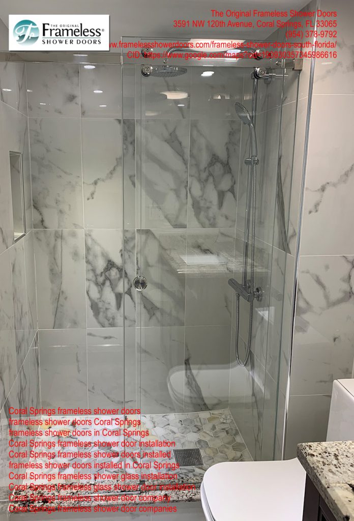 , Frameless Shower Door Services in Coral Springs, Florida &#8211; An Excellent Way to Improve Your Bathroom, Frameless Shower Doors