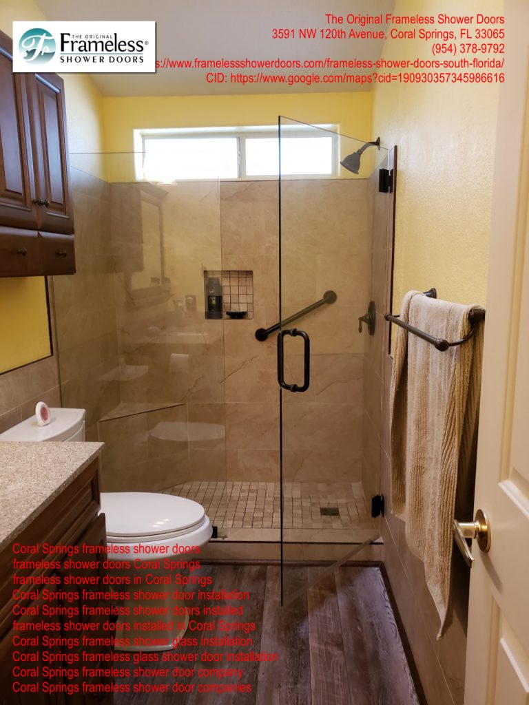 , The Awesome Options of Frameless Shower Door Services in Coral Springs, Florida, Frameless Shower Doors
