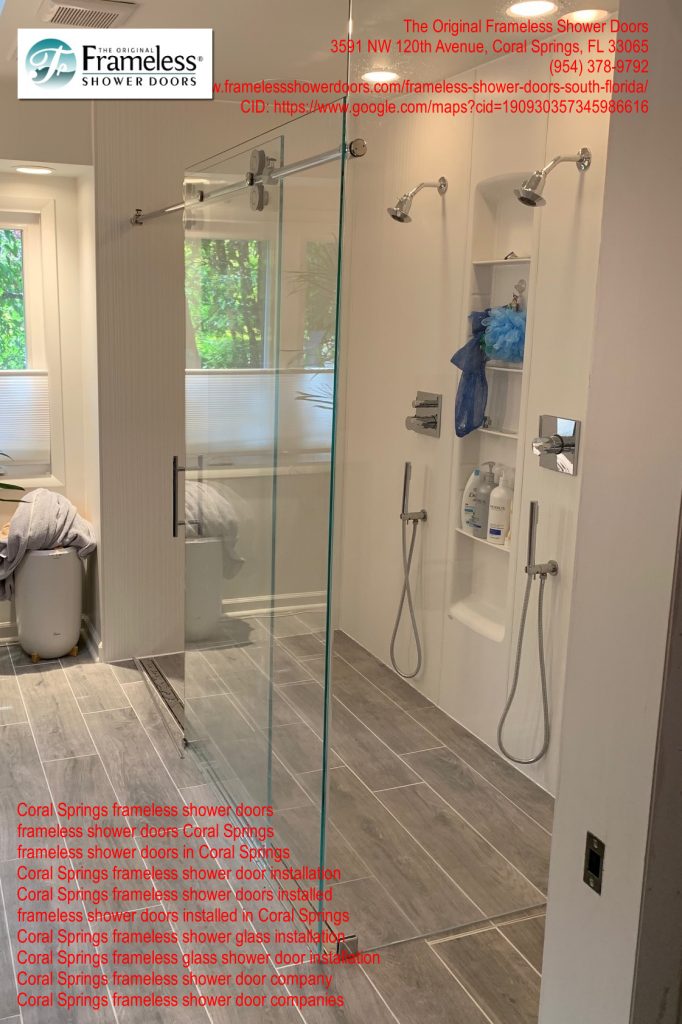 , Frameless Shower Door Services in Coral Springs, Florida is Very Essential, Frameless Shower Doors
