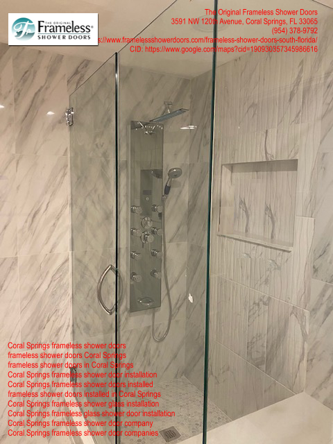 , Frameless Shower Doors in Coral Springs, Florida &#8211; A Must When Bathroom Remodeling, Frameless Shower Doors