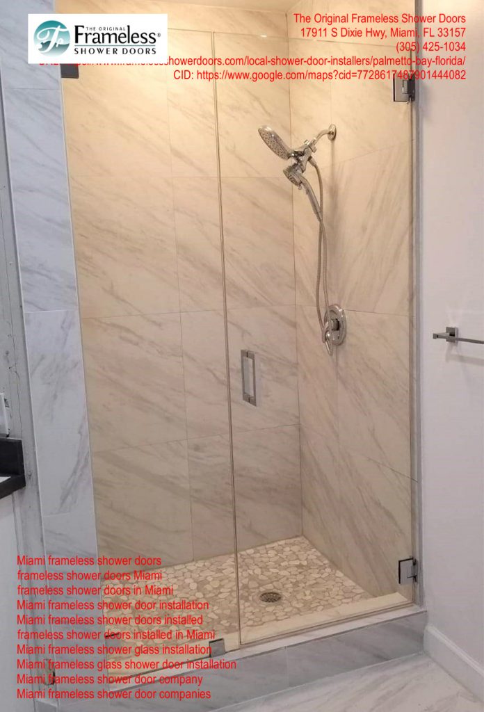 , Shower Doors in Miami, Florida &#8211; Do They Really Enhance the Appearance of Your Bathroom?, Frameless Shower Doors