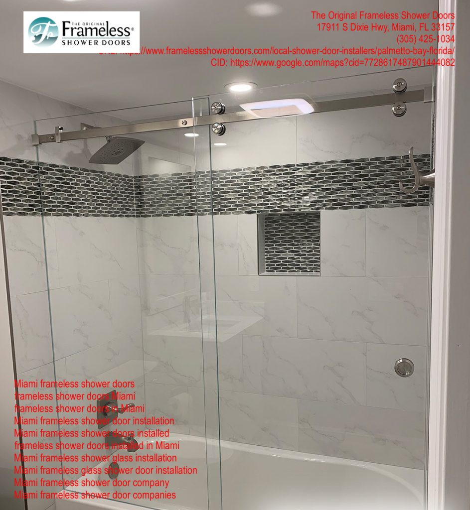 , All Kinds of Shower Doors Services in Miami, Florida, Frameless Shower Doors