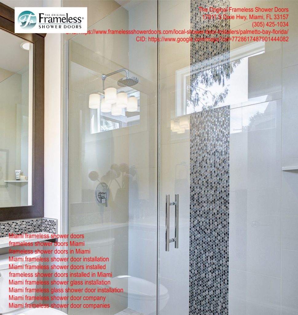 , Create a New Look &#8211; Shower Doors in Miami, Florida, Frameless Shower Doors