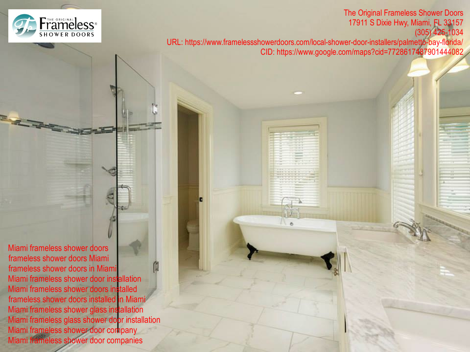 , Miami, Florida Custom Shower Enclosures &#8211; Durability and Beauty, Frameless Shower Doors