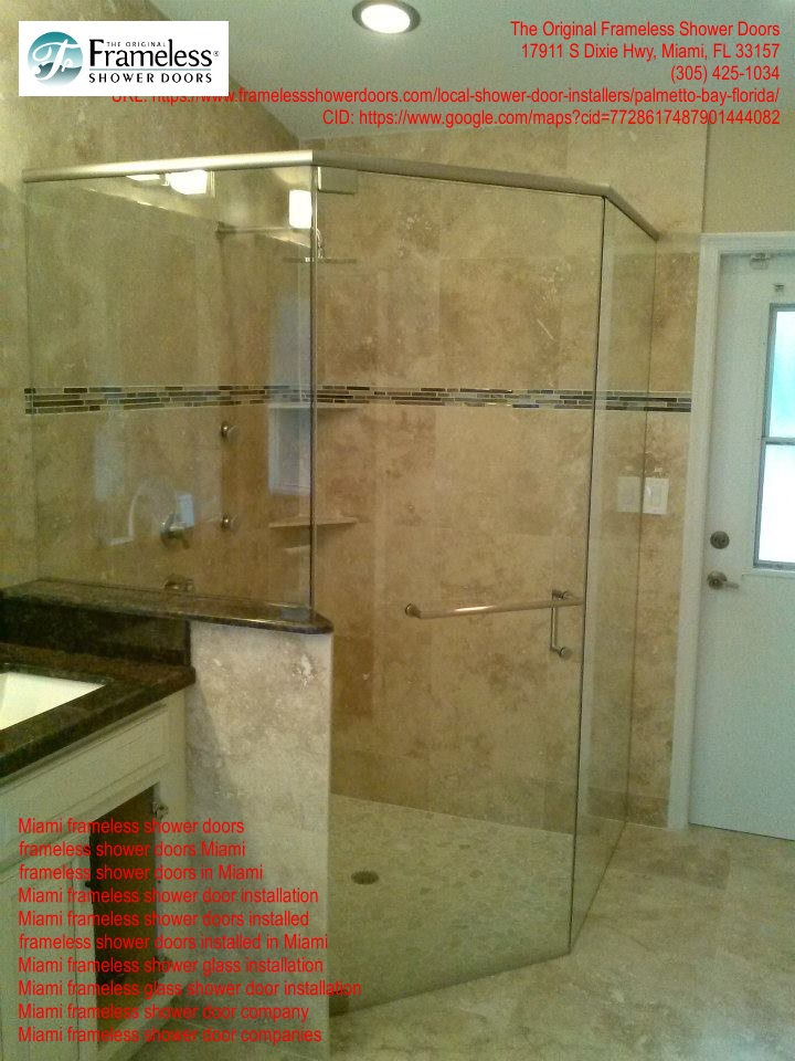 , Variety of Stunning Custom Shower Enclosures in Miami, Florida, Frameless Shower Doors