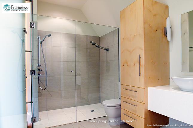 Frosted Frameless Shower Enclosure