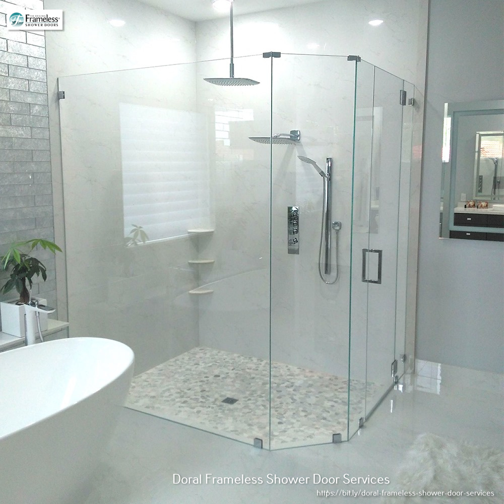 Curved Shower Glass Enclosure