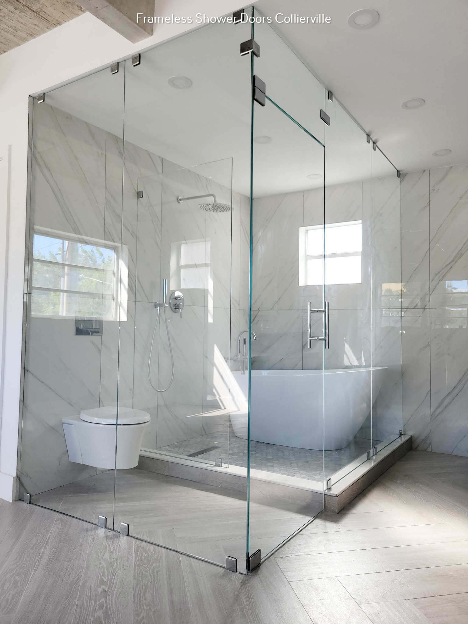 Bathtub Inside Shower Enclosure Dallas