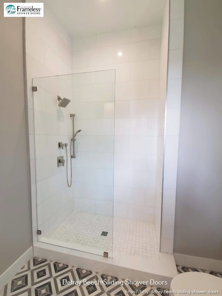 Doorless Shower Half Wall Glass Shower Enclosures | Frameless Shower Doors