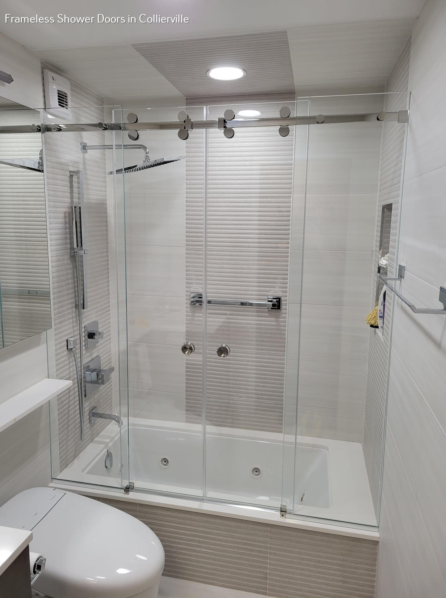 Walk-in Tub with Shower Enclosure