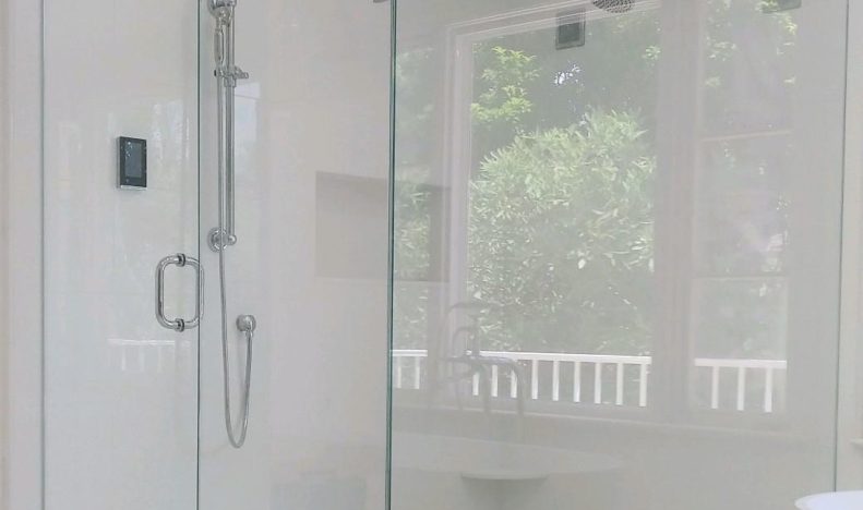 Frameless Shower Enclosure