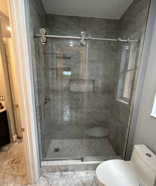 sliding shower door