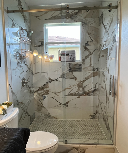 Sliding glass discount shower doors